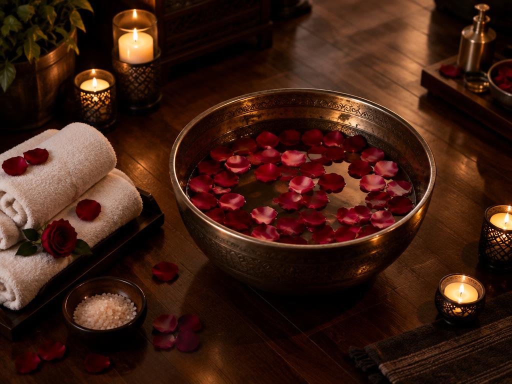 Swedish Massage setting at a spa in Hoshiarpur